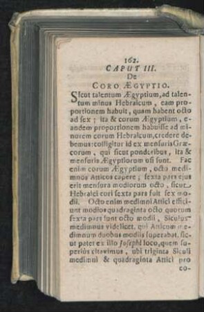 Caput III. De Coro Aegyptio.