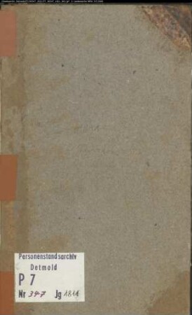 Zivilstandsregister der Munizipalität Marl (Heiraten 1811). (Gemeinde: Marl, Kreis Recklinghausen)