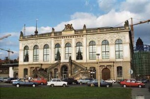 Dresden, Johanneum : Dresden-Altstadt. Johanneum (Verkehrsmuseum). Außenansicht
