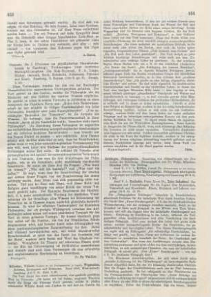 453-454 [Rezension] Schlatter, Wilhelm, Wegmarken
