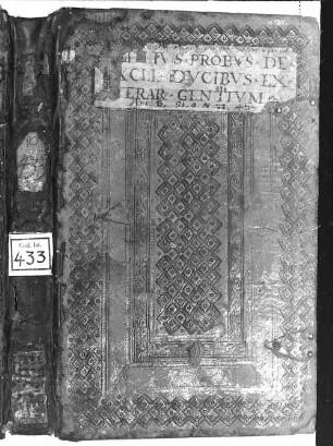 Aemilius Probus de excellentibus ducibus exterarum gentium - BSB Clm 433