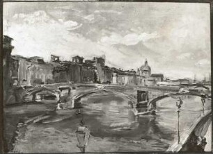 Ponte della Trinita : Ponte della Trinita. Leinwand; 52 x 72,5 cm (1914; M. Slevogt). Berlin: Slevogt-Ausstellung, 1966