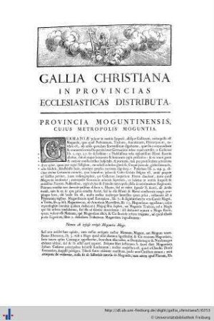 Ecclesia Moguntinensis.