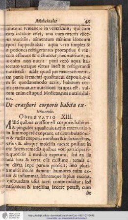 Observatio XIII.