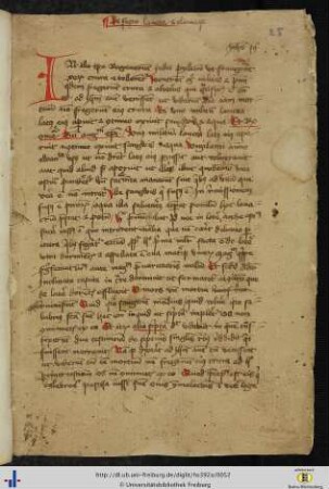 [25r - 34v] Continuatio homiliae sancti Augustini de festo lanceae et clavorum.