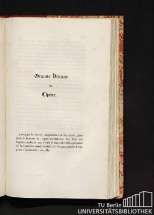 Grands Vitraux du Choeur.