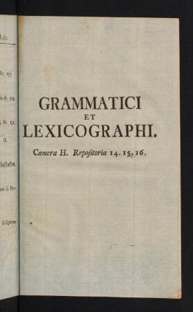 221-256, Grammatici et Lexicographi