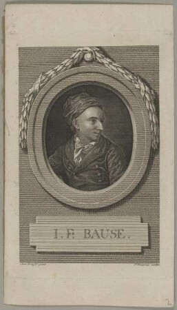 Bildnis des I. F. Bause
