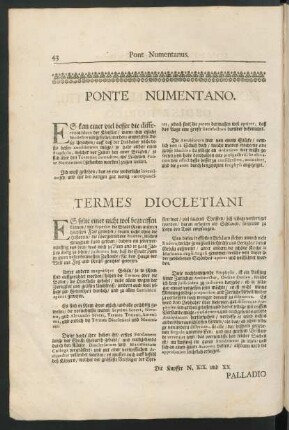 Ponte Numentano. - Termes Diocletiani