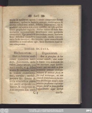 Thesis Octava.