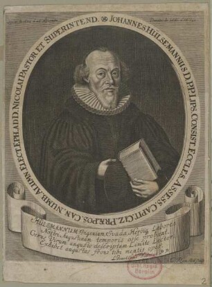 Bildnis des Johannes Hülsemannus