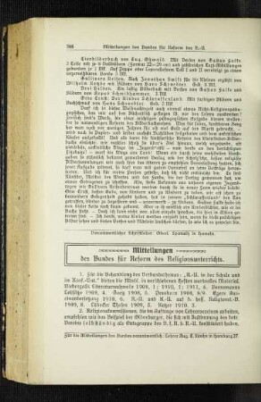 Mitteilungen des Bundes für Reform des Religionsunterrichts