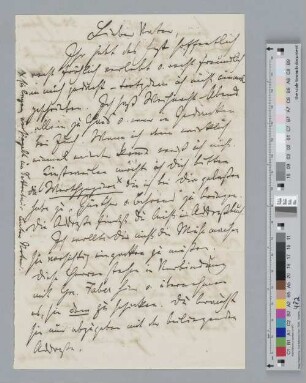 Brief an Johann Jacob Brahms