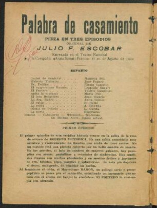Primer episodio