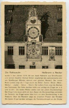 "Die Rathausuhr" - Astronomische Uhr