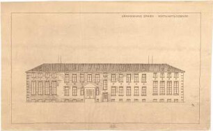 Billing, Hermann; Singen; Krankenhaus - Wirtschaftsgebäude (Ansicht)