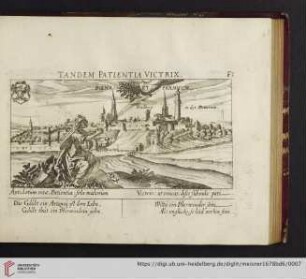 F3. Friedberg in der Wetterau, "Tandem patientia victrix"