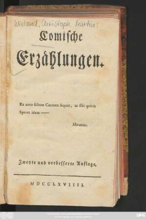 Comische Erzählungen