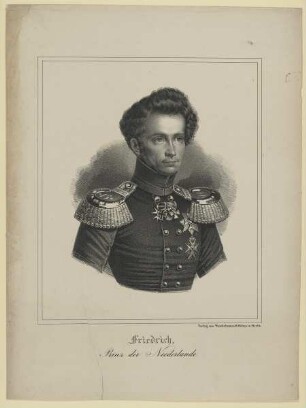 Bildnis des Prinz Friedrich der Niederlande