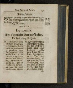 Titulus XIII. De tutelis.