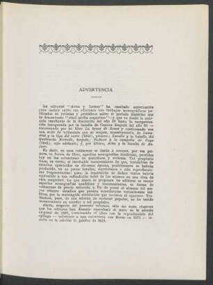 Advertencia