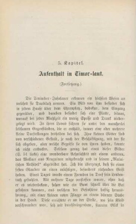5. Kapitel. Aufenthalt in Timor-laut
