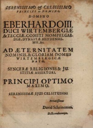 Disputatio Inauguralis, De Syndicis : Occasione Tit. Digestor. Quod cujuscunque universitatis nomine vel contra eam agatur