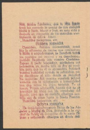 Cuarta jornada.