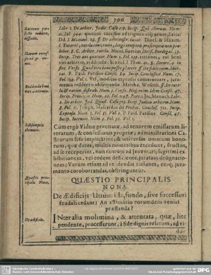 Quaestio Principalis Nona