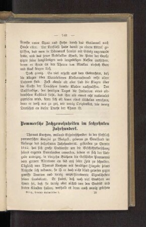 Pommersche Zechgewohnheiten im sechzehnten Jahrhundert.