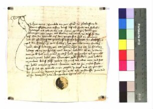 Reversbrief des Pfarrers zu Appetshofen wegen des Zehnts zu Appetshofen