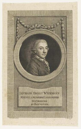 Bildnis des Iohann Ernst Wichmann