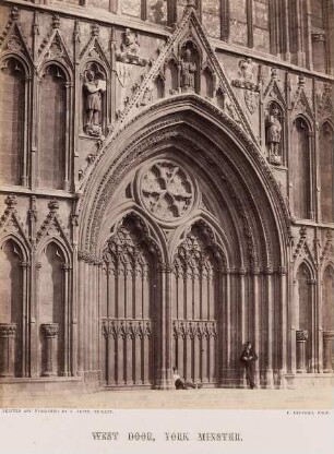 West door, York Minster