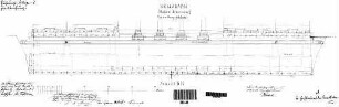 Schorndorf: Empfangsgebäude Verwaltungsgebäude Fundament (Längsschnitt kk)