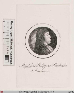 Bildnis Magdalena Philippina Friederika Staudner