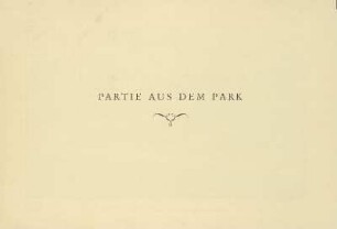Partie aus dem Park
