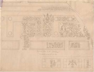 Klenze, Leo von; St. Petersburg (Russland); Eremitage - Saal 1. OG E 3 - Wanddekoration (Details)