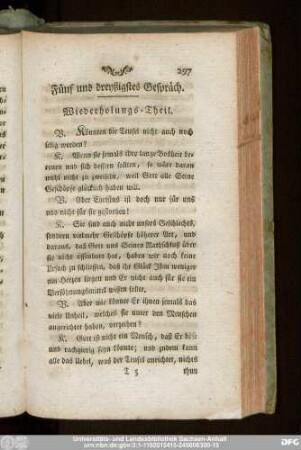 Fünf und dreyßigstes Gespräch.