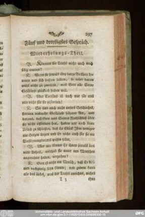 Fünf und dreyßigstes Gespräch.