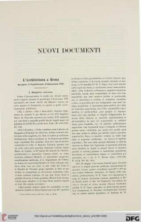 Nuovi documenti