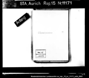 Die Hausordnung für das Sethe-Stift