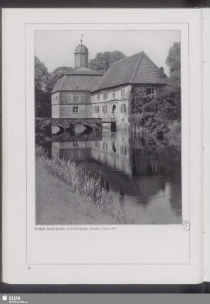 Schloß Westerwinkel, Kreis Lüdinghausen, Westfalen. Torbau. 1663