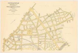 Bebauungsplan von Berlin: Übersichtsplan 1:4000