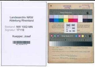 Entnazifizierung Josef Kuepper , geb. 08.08.1902 (Fahrhauer)