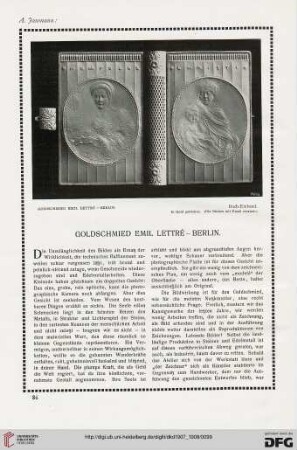 Goldschmied Emil Lettré - Berlin