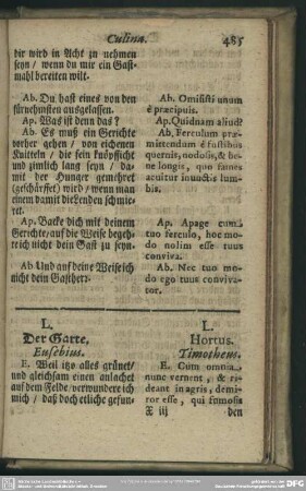 L. Der Garte