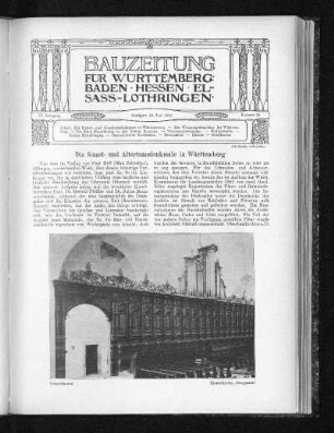 Die Kunst- und Altertumsdenkmale in Württemberg