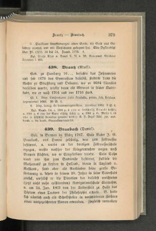 438. Brantz (Adolf).