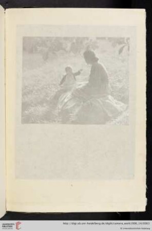 [Eduard J. [Jean] Steichen, IX. Mother and Child—Sunlight, photogravure from original negative, reproduced under Steichen’s personal direction]