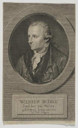 Bildnis des Wilhelm Heinse